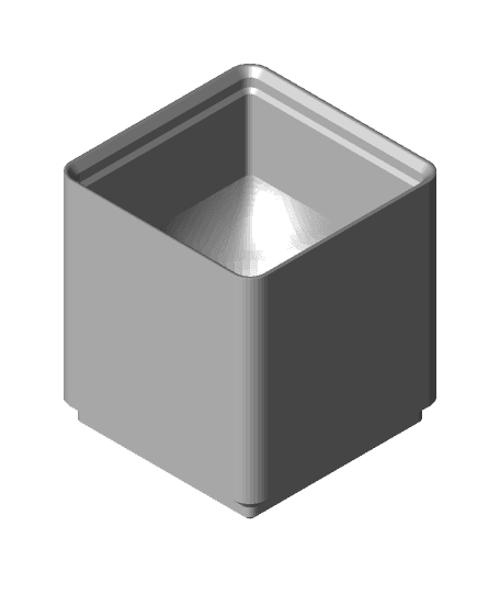 Gridfinity Brass Solder Tip Cleaner 3d model