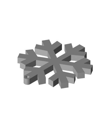 Snowflake Ornament 1 3d model