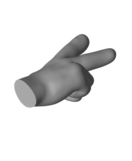 EMOJI HAND ✌️ VICTORY HAND / PEACE SYMBOL 3d model