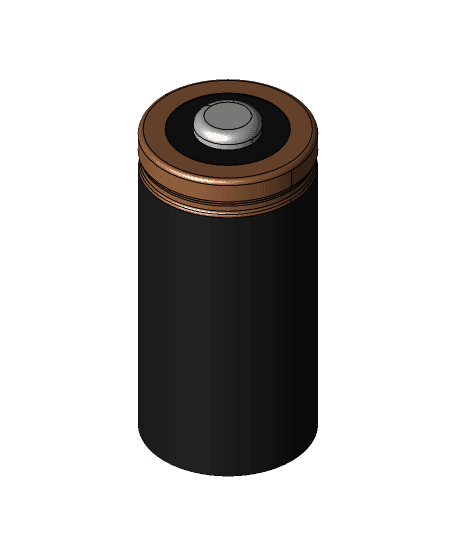 CR123A Battery 3d model