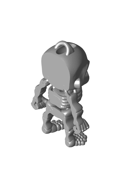 Grumpy Skeleton 3d model