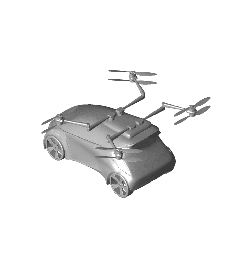 Skyline Flying Car / Printable 3d model