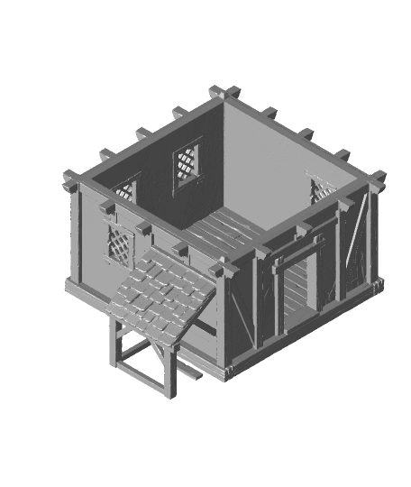 Old Cottage 3d model