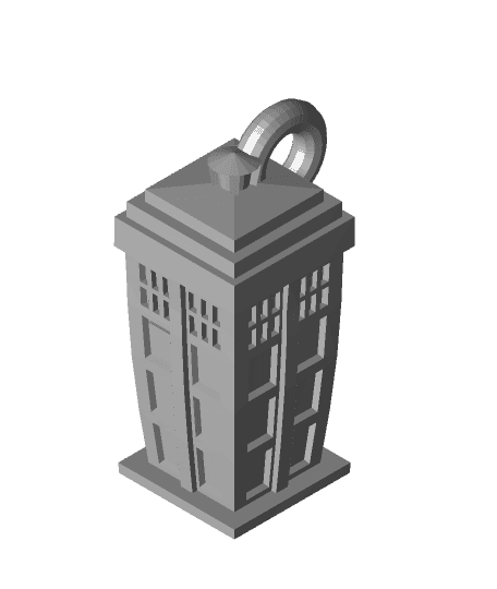 TARDIS Run board game - Print in one board 3d model