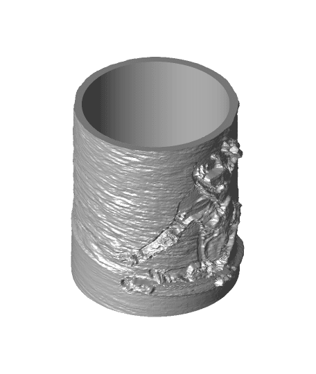 Longboard Racer Vase 3d model