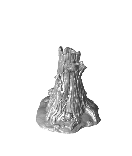 Hollow Dead Tree 3d model