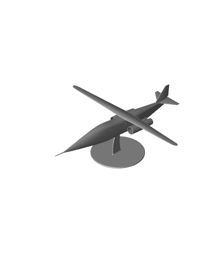 NASA AD-1 Oblique Wing Model 3d model