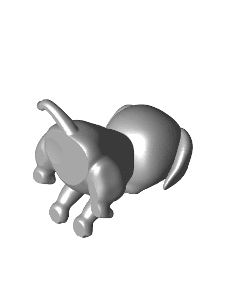 Toonish Dog.stl 3d model