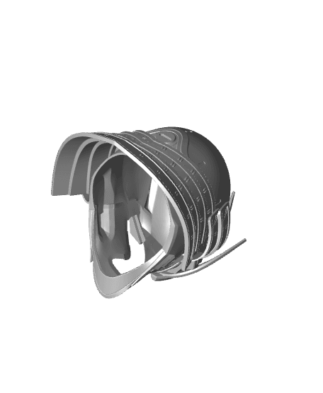 Halo Infinite Kabuto Helmet - 3D Print Files 3d model