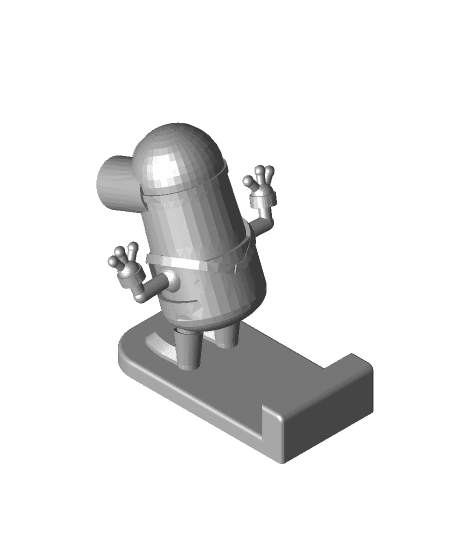 Minion Phone Holder 3d model