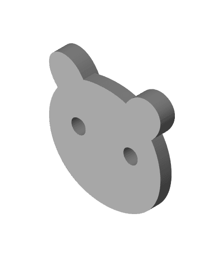 Animal Button Set 3d model