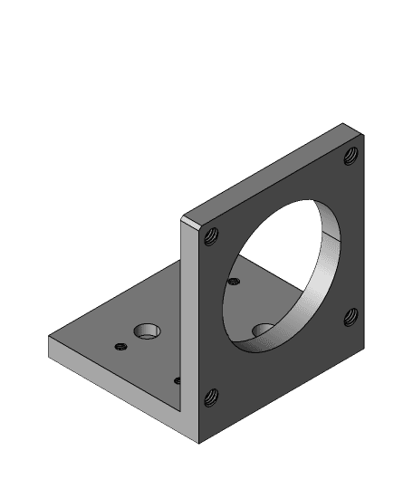 Workhorse Nema 23 Y-axis Motor Mount 3d model