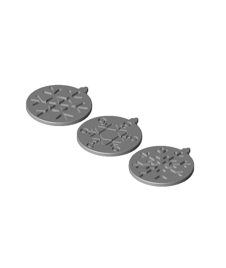 Christmas Coasters.stl 3d model