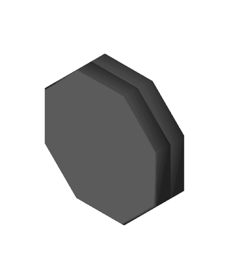 Blank Screw Top Dice Box 3d model