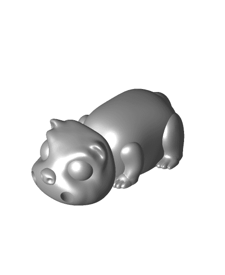 Otter Keychain 3d model