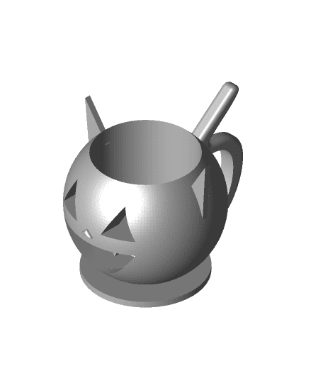 CatCan holder AKA Jareth 3d model