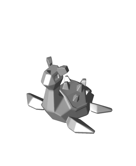 Low-poly Lapras 3d model