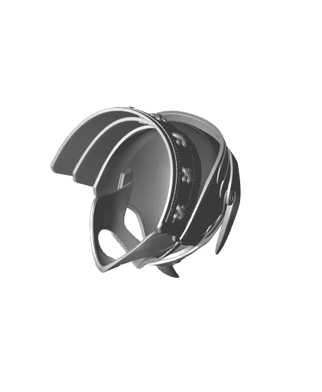 Sengoku Blue Ranger Helmet 3D Printer File STL 3d model