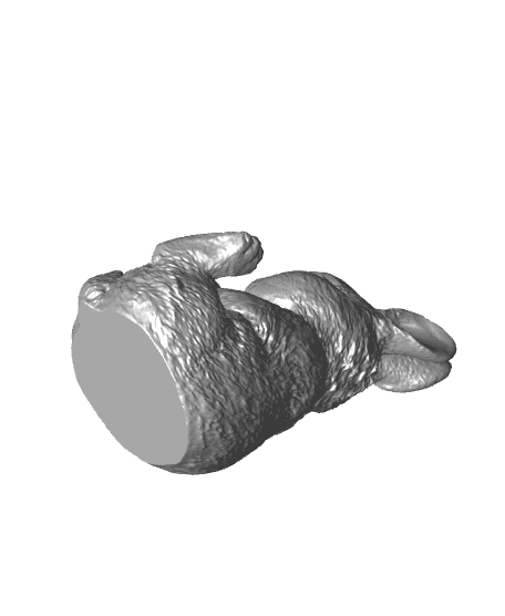 Bunny real easter egg 3d model