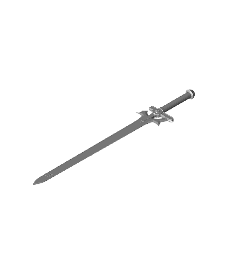 Sword Art Online Elucidator Sword Printable Assembly 3d model