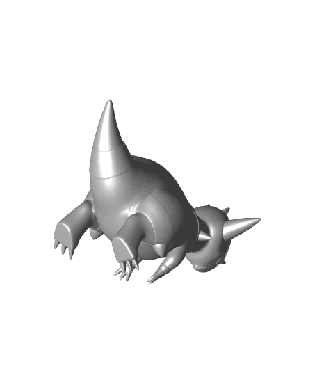 Pokemon Rampardos #409 - Optimized for 3D Printing 3d model