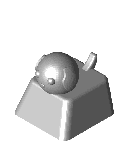 Puppy Keycap (Mechanical Keyboard) 3d model