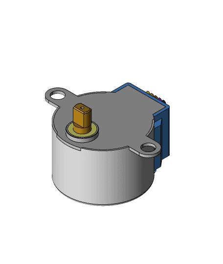 Motor de Passo 3d model