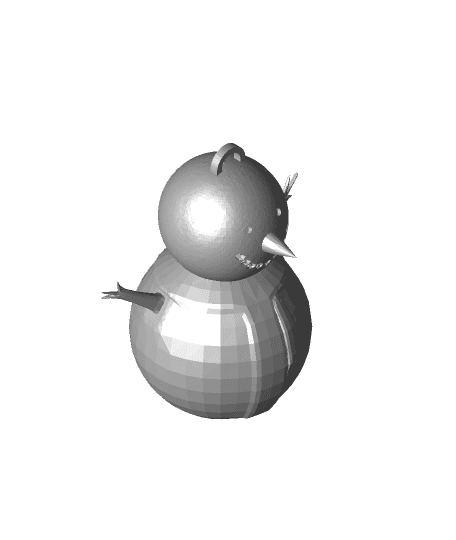 Snowman Decoration 3d model