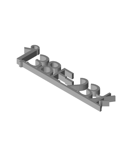 Boltzmann's constant 3d model