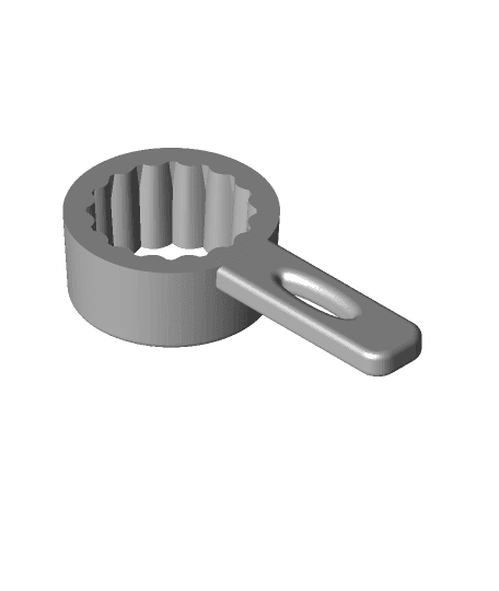 Universal Resin Bottle Safety Handle 3d model