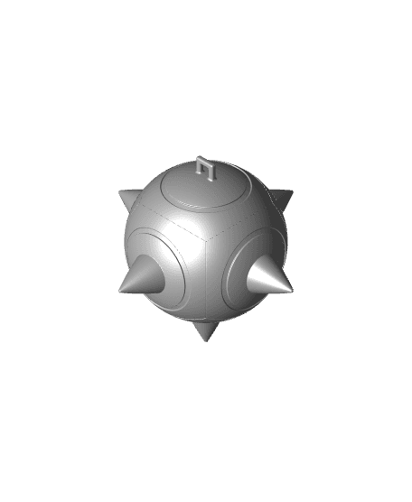 Re Zero Rem Weapon Ball And Handle 3d model