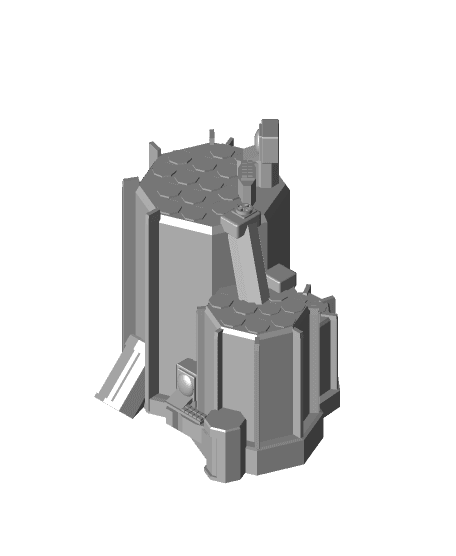 FHW: Hex Pattern Battery Station (supportless) 3d model