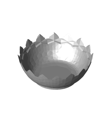 Crown Bowl 3d model