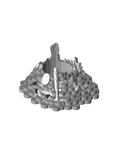 Treasure nozzle storage and stash 3d model