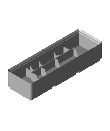 Gridfinity iFixIt 26 Bit Screwdriver Holder 3d model