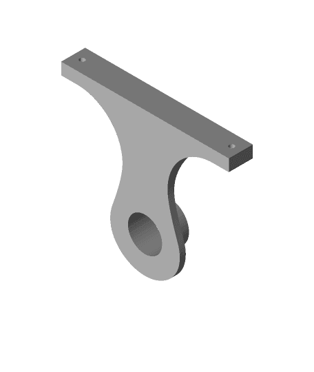 Simple Paper Towel Holder 3d model