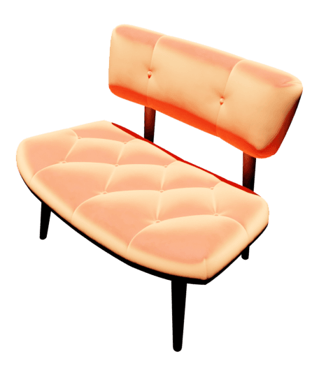 SheenChair_Red.glb 3d model