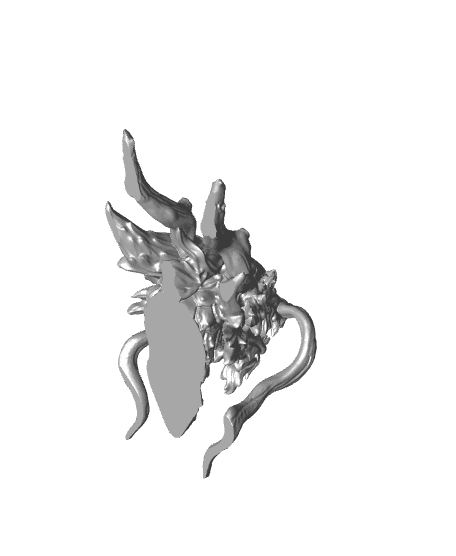 Eastern Dragon - Wall Decoration  3d model