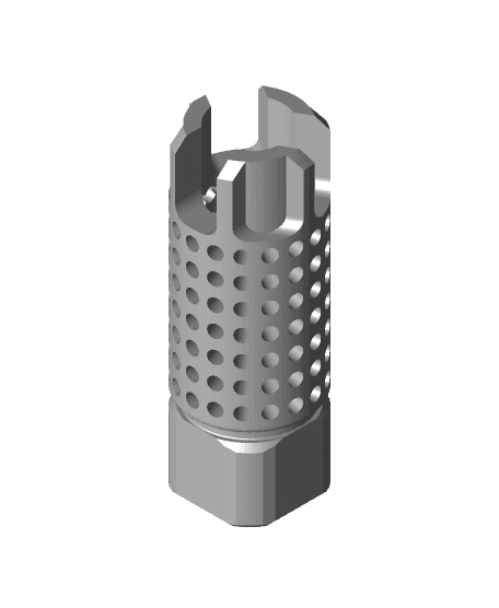 Custom Flash Hider (Airsoft) 3d model