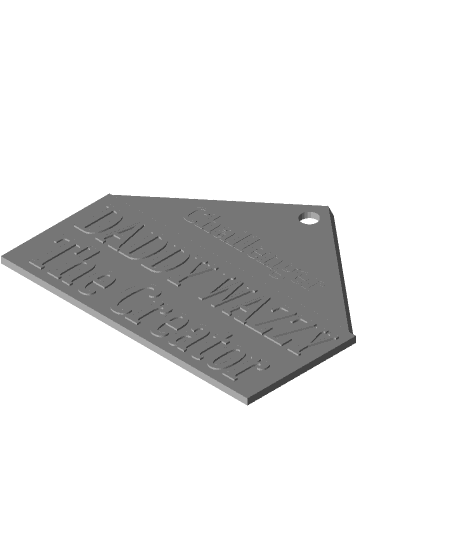 DaddyWazzy Sign.stl 3d model