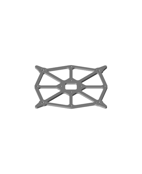 MicroDrone 2s 3D printed Frame 3d model