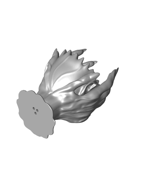 Melted Woman Head- Support Free Planter/Jewelry Holder 3d model