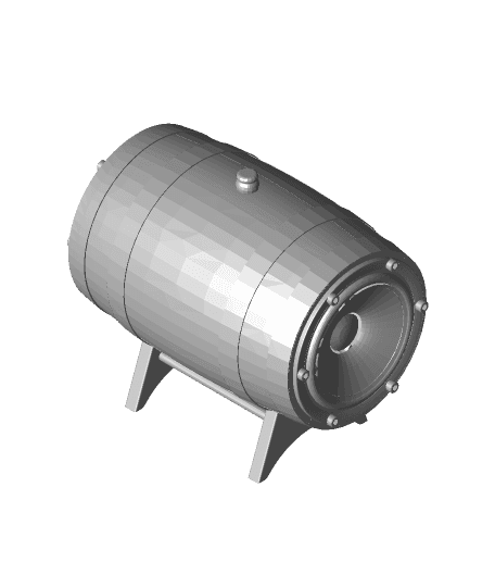 barrelspeaker 3d model