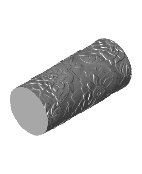 Flower Seltzer Can Holder / Vase 3d model