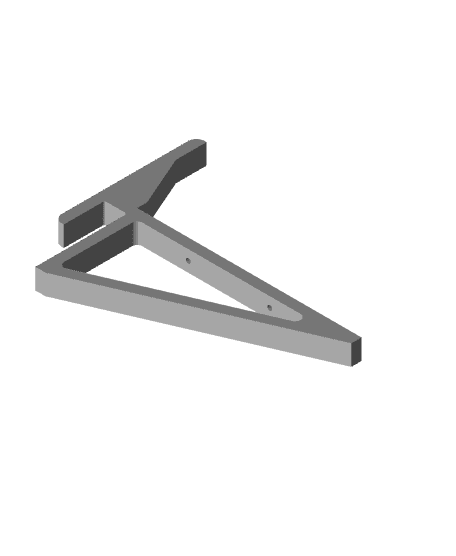 Bunk bed side desk brackets  3d model