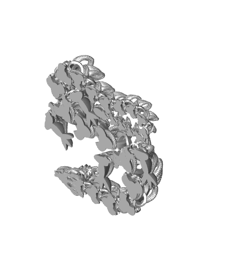 Shakaworld3D Twisted Rope Dragon v4 Release.stl 3d model