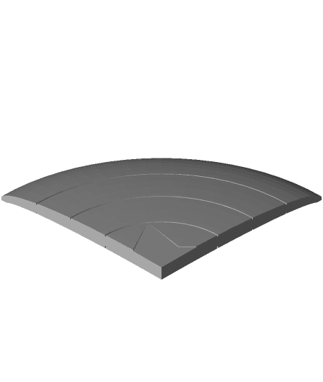 Shield quarter 4 3d model