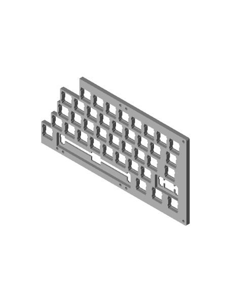 MECHANICAL KEYBOARD - 65% PLUS NUMPAD 3d model