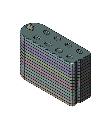 flip micro sd holder 3d model