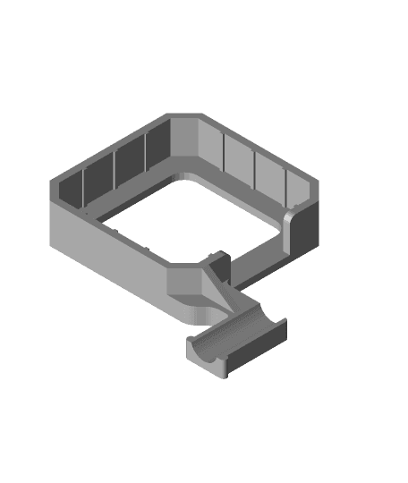 Cable Strain Relief for NEMA 17 Stepper / 3018 CNC Engraver 3d model